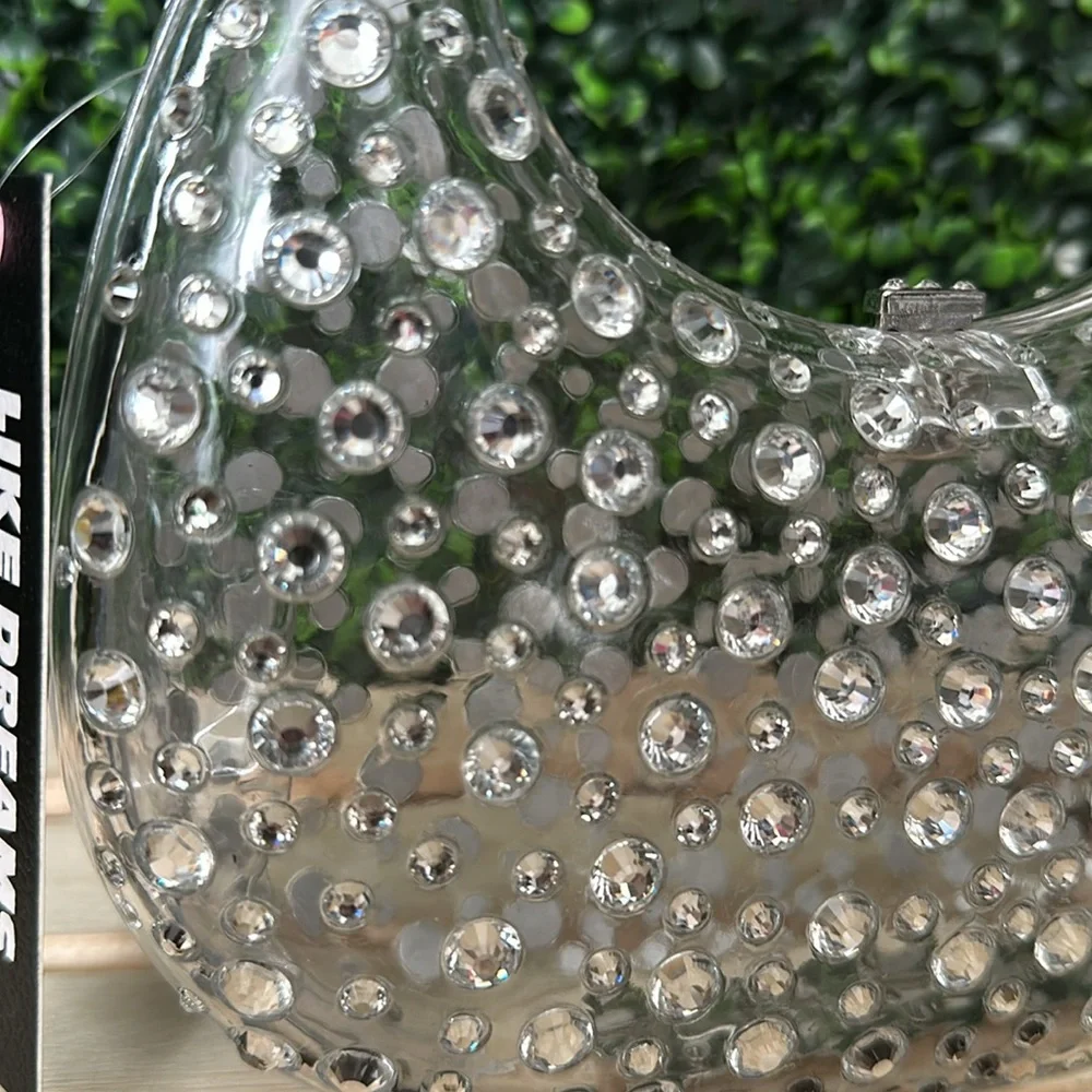 Like Dreams Clear Crystal Clutch Bag #11 - Picture 2 of 7